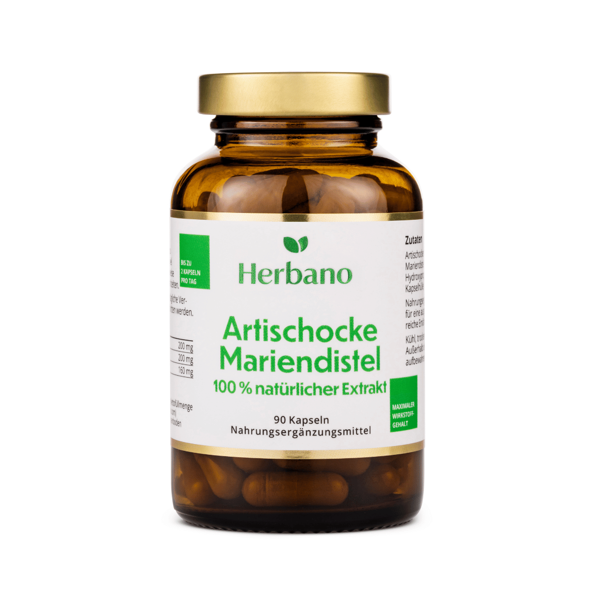 Artischocke-Mariendistel Kapseln