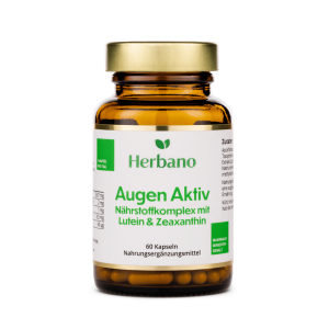 Augen Aktiv Kapseln Nährstoffkomplex mit Lutein & Zeaxanthin