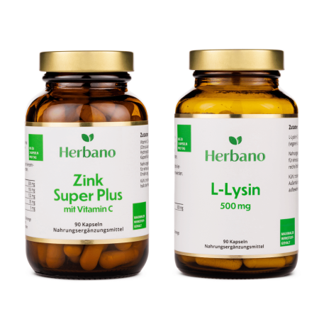 L-Lysin und Zink Kapseln