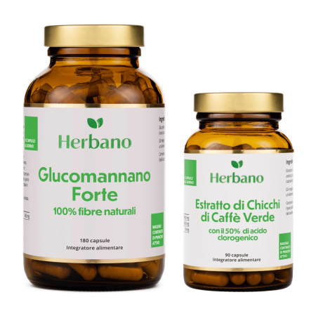 Pacchetto Naturalmente Snelli con glucomannano ed estratto di caffè verde