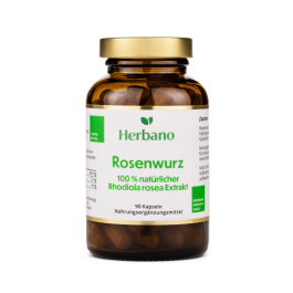 Rosenwurz Rhodiola Kapseln -100 % reiner Extrakt - hochdosiert - deutsche Premiumqualität - laborgeprüft