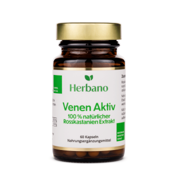 Venen Aktiv Kapseln mit natürlichem Rosskastanien Extrakt